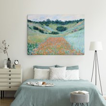 Monet  poppy field in a hollow near giverny