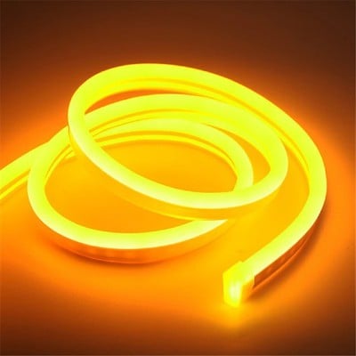 Led Strip Neon Flex 12w/m 24v Κίτρινο TΩRA Side Li