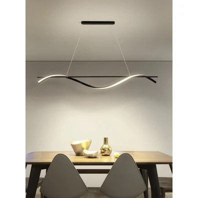 Se led 100 Ondas Pendant Black 23w 3cct 2 Years Wa