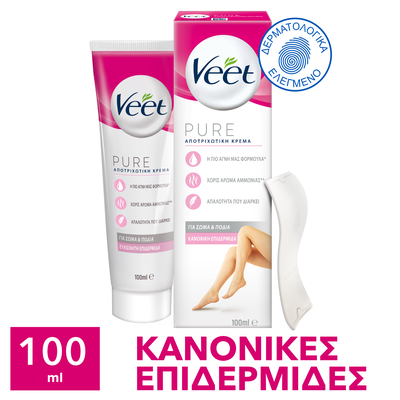 Veet Pure Hair Removal Cream For Normal Skin 100ml