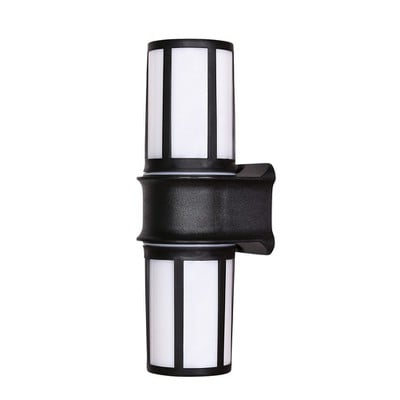 Outdoor Wall Light D-274 Black Plastic Grid 2XΕ27 