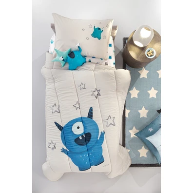 Κουβερλί Monsters Blue Suede 160x220 Saint Clair  