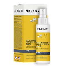 Helenvita Anti-Mosquito Protect Spray 20%, Άοσμο Ε