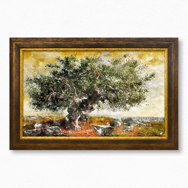 Olive tree painting 367 39  65x40 