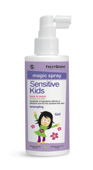 FREZYDERM Sensitive Kids Magic Spray for Girls Παιδικό Σπρέι Για Ξέμπλεγμα Μαλλιών 150ml