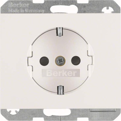 Berker Safety Schuko Socket White K.1