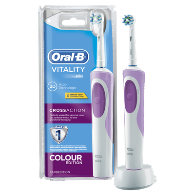 Oral-B - Vitality CroassAction Pink Ηλεκτρική Οδοντόβουρτσα από την Braun