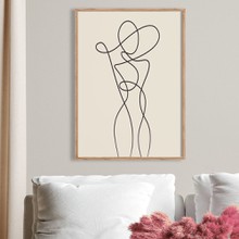 Abstract woman figure