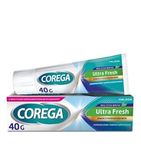 Corega Ultra Fresh Στερεωτική Κρέμα για Τεχνητή Οδ