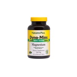 Natures Plus Dyno-Mins Magnesium 250mg Οργανικό Μαγνήσιο 90 κάψουλες