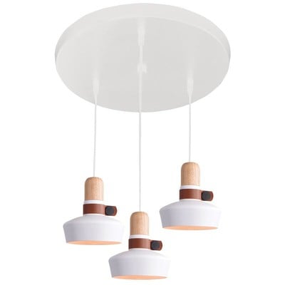 Pendant Light 3L White Ματτ 3Xε27 Μαχ 40W