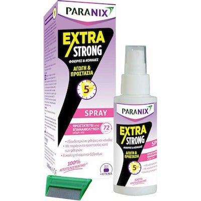 PARANIX Λοσιόν Σε Spray Για Πρόληψη & Αντιμετώπιση Ενάντια Στις Ψείρες Extra Strong 100ml