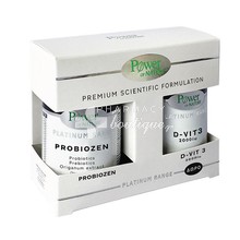 Power Health Σετ Platinum - Probiozen - Προβιοτικά / Πρεβιοτικά, 15 tabs & Δώρο D-Vit 3 2000IU, 20tabs