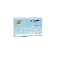 Dermageria L-Crozin Plus Hair Formula Nutritional Supplement For Hair & Nail Health 60 capsules