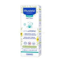 Mustela Stelatopia Emollient Cream - Μαλακτική Κρέμα Προσώπου & Σώματος, 200ml
