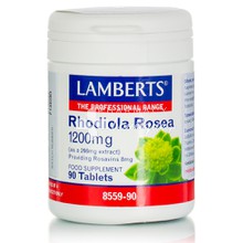Lamberts Rhodiola Rosea 1200mg - Μνήμη / Κόπωση, 90tabs