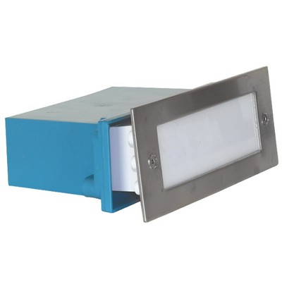 Wall Light Recessed 1.2W 16LΕD 230V 36Lm Blue