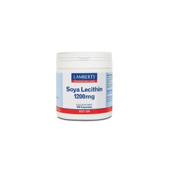 Lamberts Soya Lecithin 1200mg For Liver Fat Metabolism 120 Capsules