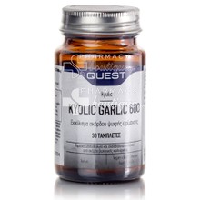 Quest Kyolic Garlic 600mg (Άοσμο Σκόρδο) - Καρδιαγγειακό, 30 tabs