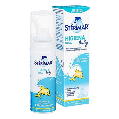 STERIMAR Baby 100% Φυσικό Ισότονο Διάλυμα Θαλασσινού Νερού Για Την Αποσυμφόρηση Των Μωρών Από 0 έως 3 Ετών 100ml 