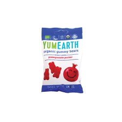 YumEarth Organic Gummy Bears Βιολογικά Ζελεδάκια Aπό Ρόδι 50gr