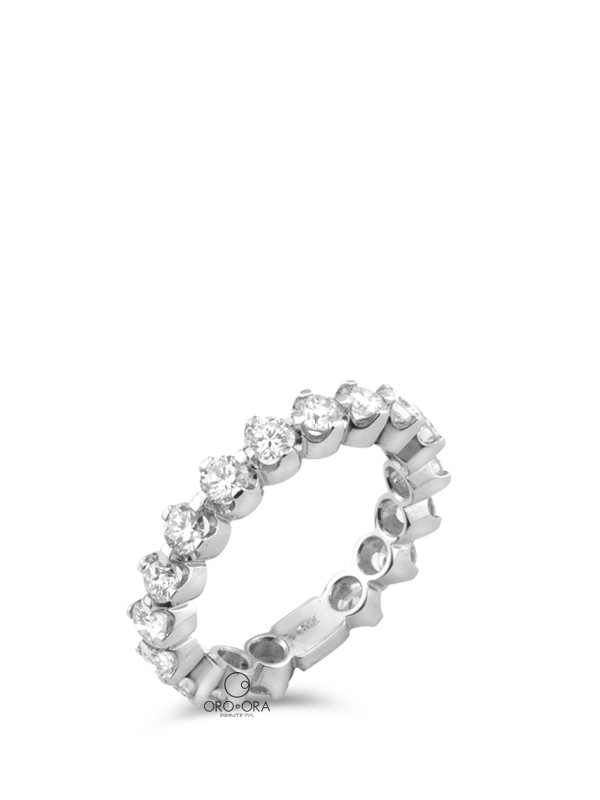 Δαχτυλίδι Λευκόχρυσο K18 με Διαμάντια 1,75ct