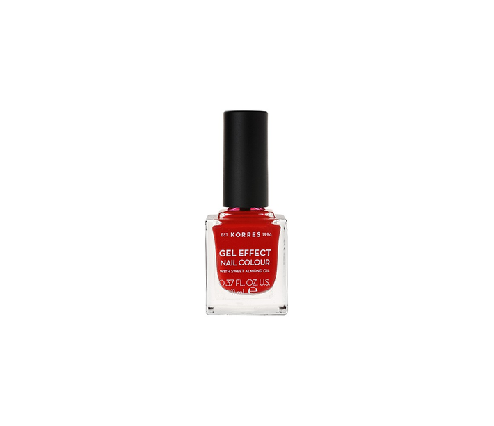 KORRES NAIL COLOUR GEL EFFECT (WITH ALMOND OIL) No53 ROYAL RED 11ML