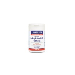 Lamberts L-Arginine HCl 1000mg Αργινίνη 90 ταμπλέτες