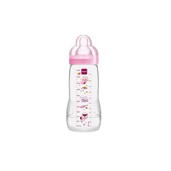 Mam Easy Active Silicone Baby Bottle 4+ Months Pink 330ml