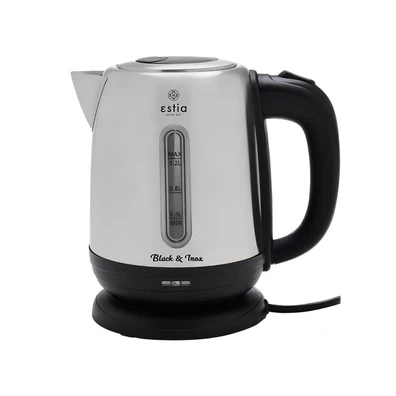 Estia Βραστηρας Black & Inox Ανοξειδωτος 1.2lt 1.6