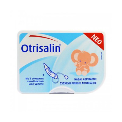 Otrisalin - Συσκευή Ρινικής Απόφραξης μαζί με 2 ανταλλακτικά ακροφύσια μιας χρήσης