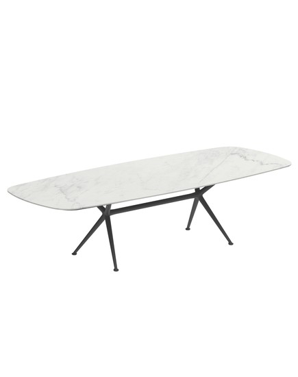 EXES OVAL TABLE WITH CERAMIC TOP 300x120cm