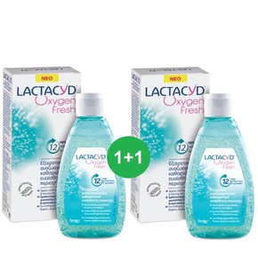 1+1 FREE Lactacyd Oxygen Fresh Wash, 2x200ml