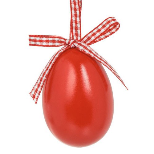 Ukrasno crveno jaje 7.5cm