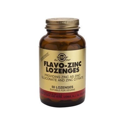 Solgar Flavo-Zinc 23mg Lozenges 50s