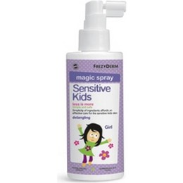 Frezyderm Sensitive Kids Magic Spray Girls, Παιδικό Σπρέυ για Ξεμπέρδεμα Μαλλιών, 150ml μια αρωματική λοσιόν που ξεμπερδεύει τα μαλλιά
