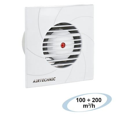 Bathroom Ventilation D120 White AIR - 120S