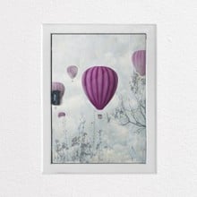 Balloons in the clouds a