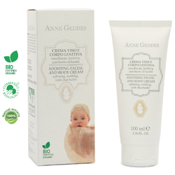 Anne Geddes Soothing Facial & Body Cream Βιολογική Ενυδατική Κρέμα για το πρόσωπο & το σώμα του μωρού 100ml