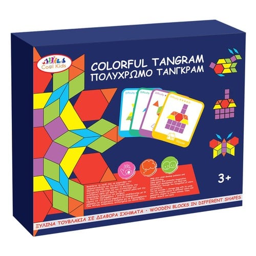 Loder edukuese tangram druri me ngjyra