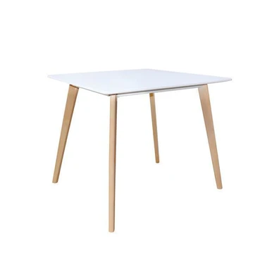 Τραπέζι Άσπρο MDF 80x80 H.75cm ZWW Martin Ε7100,1