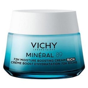 VICHY Mineral 89 κρέμα προσώπου 72H πλούσια υφή 50