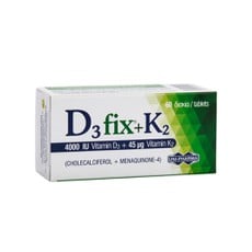 Uni-Pharma 4000 IU Vitamin D3 Fix + 45μg Vitamin K