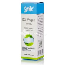 Smile Vitamin D3 Vegan 1000IU - Ανοσοποιητικό, 12.5ml