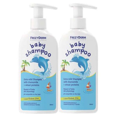 Frezyderm Promo Baby Shampoo 2x300ml Έκπτωση 25%