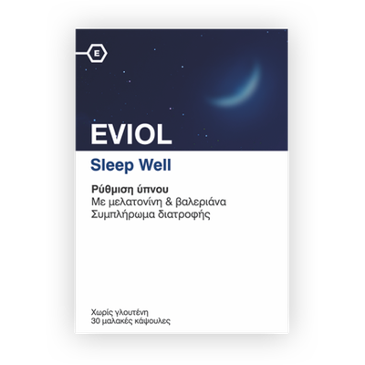 Eviol Sleep Well Συμπλήρωμα Διατροφής για τη Ρύθμι