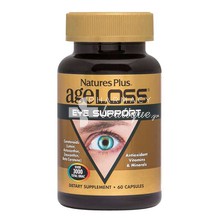 Natures Plus Ageloss Eye Support - Υγεία Ματιών, 60 caps