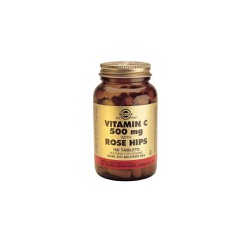Solgar Vitamin C 500mg With Rose Hips 100 ταμπλέτες