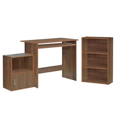 Decon set Γραφείο Κερασί: Γραφείο 90x50x75cm Βιβλι