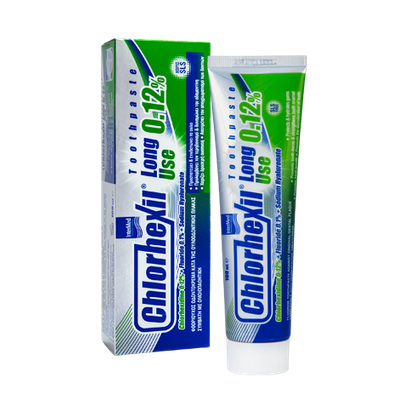 INTERMED Chlorhexil Long Use 0.12% Οδοντόκρεμα Πολλαπλής Προστασίας Της Στοματικής Κοιλότητας 100ml